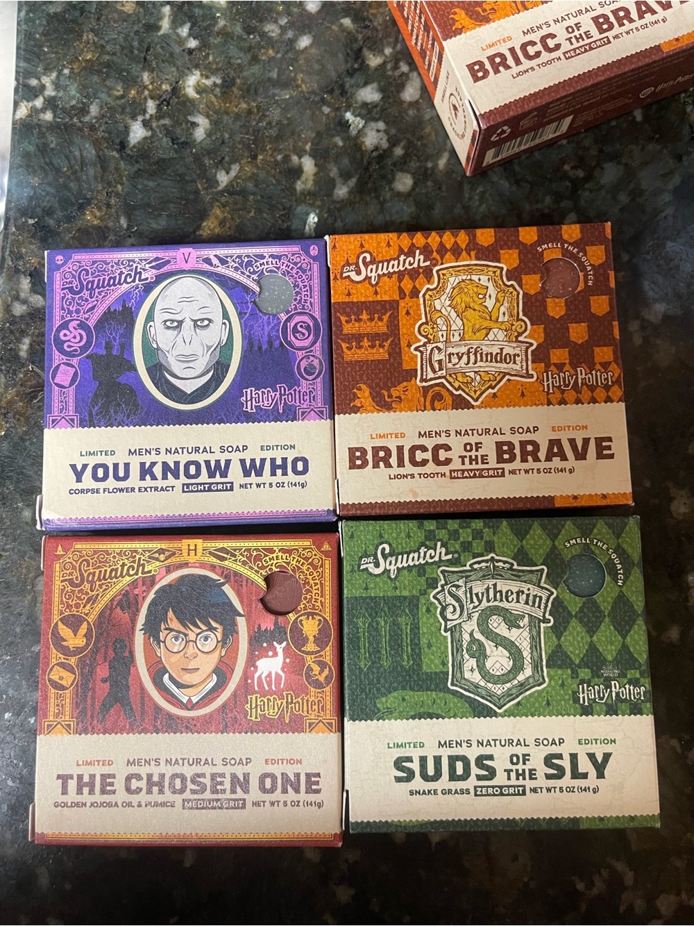 Dr Squatch Harry Potter soap bundle